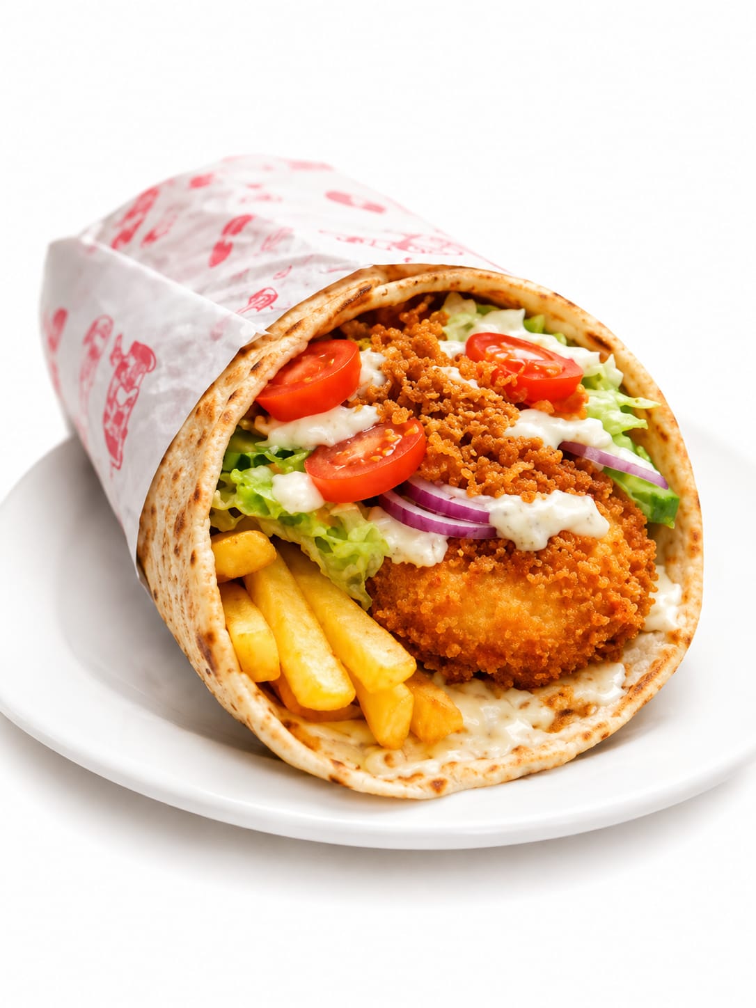 Shaorma snitel pui-feta mică